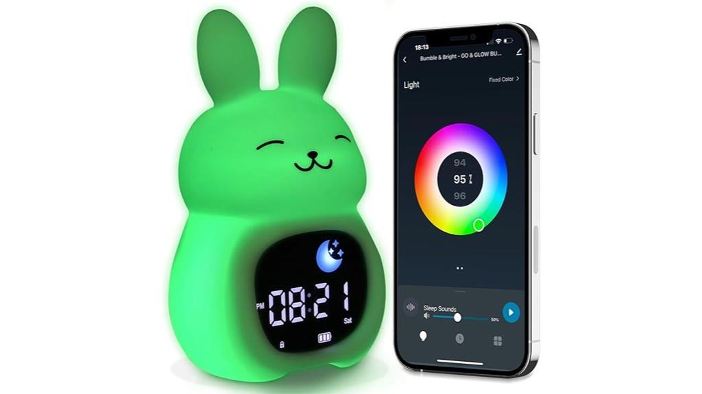 bright bunny kids alarm