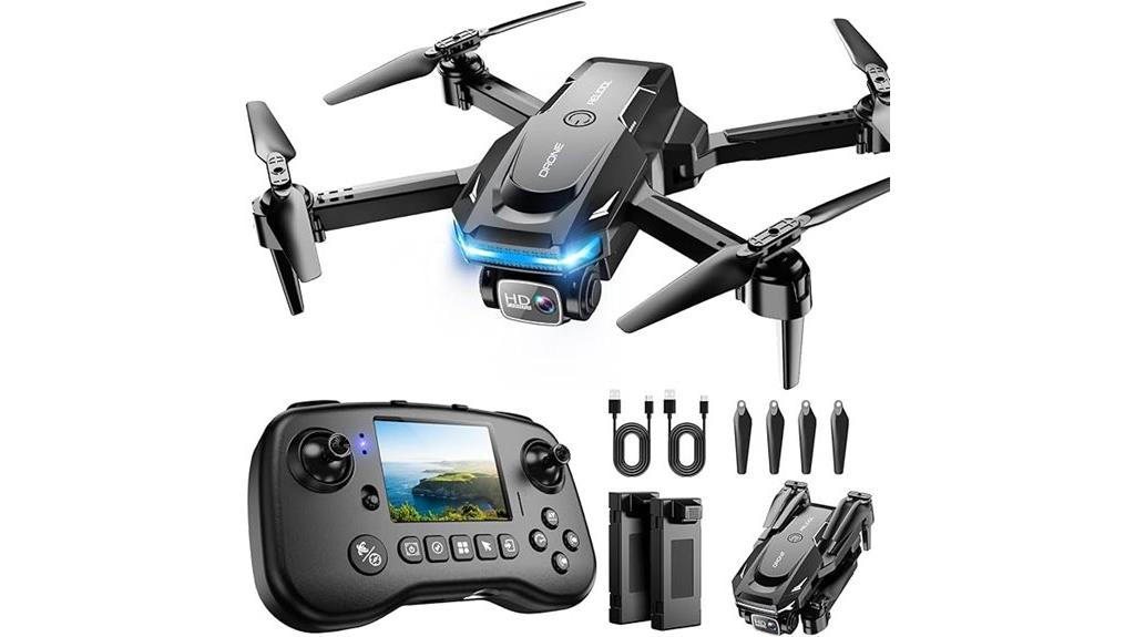 camera equipped foldable drone