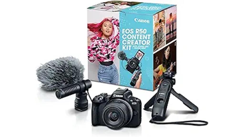 canon vlogging mirrorless kit
