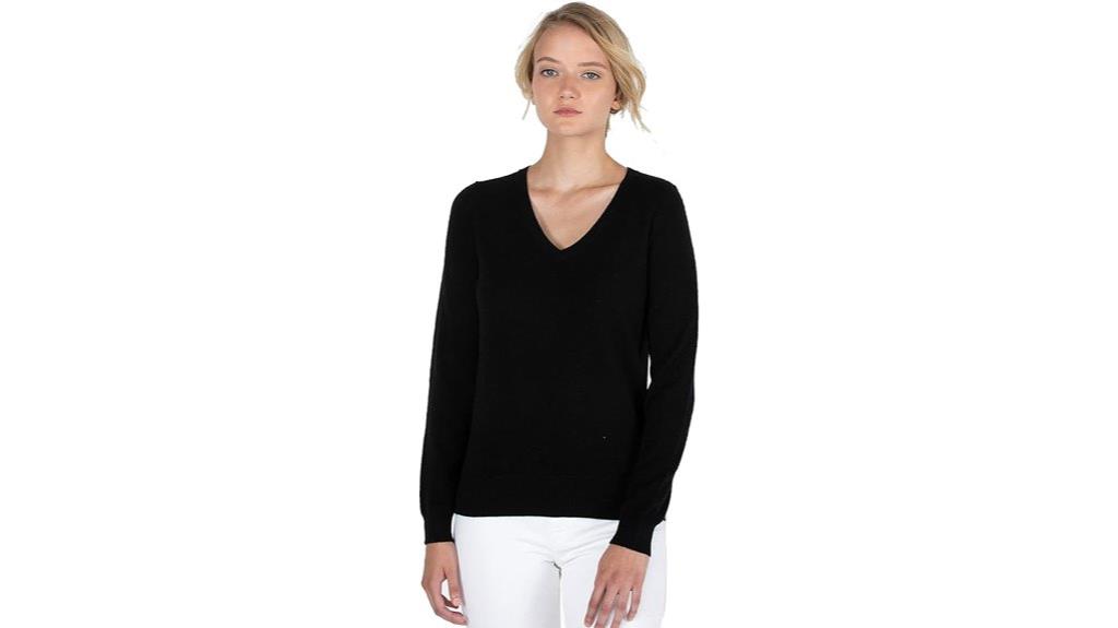 cashmere v neck sweater