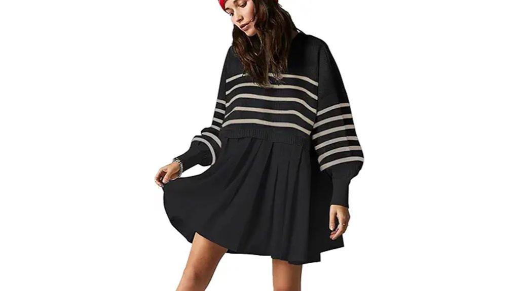 casual oversized sweater dress
