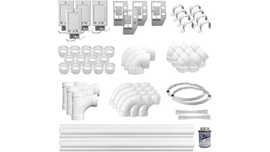 central vacuum kit package