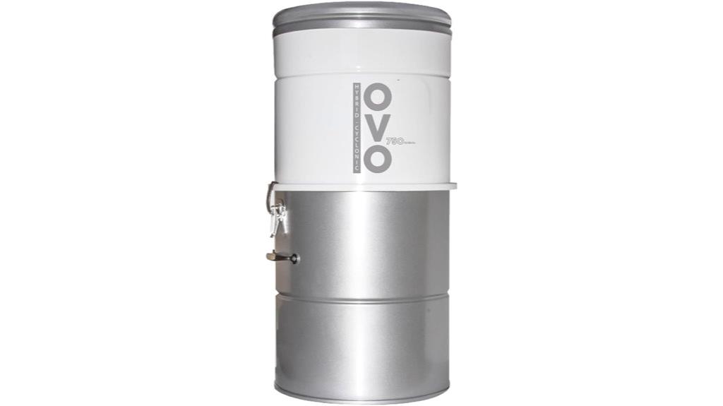 central vacuum with 700 airwatts