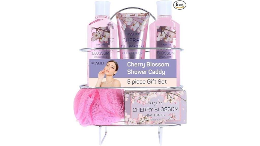 cherry blossom bath set