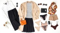 chic travel capsule wardrobe