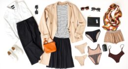 chic travel capsule wardrobe