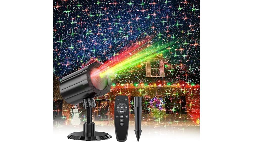 christmas projector lights remote