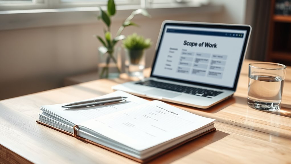 clear project scope milestones