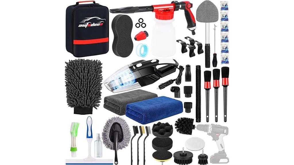 complete 40 piece car cleaning