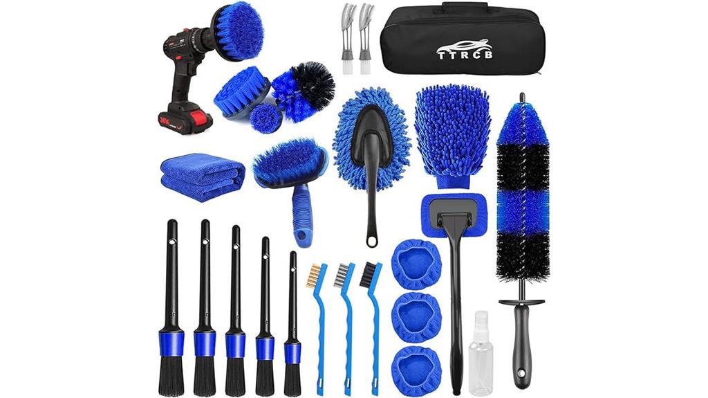 comprehensive car cleaning kit