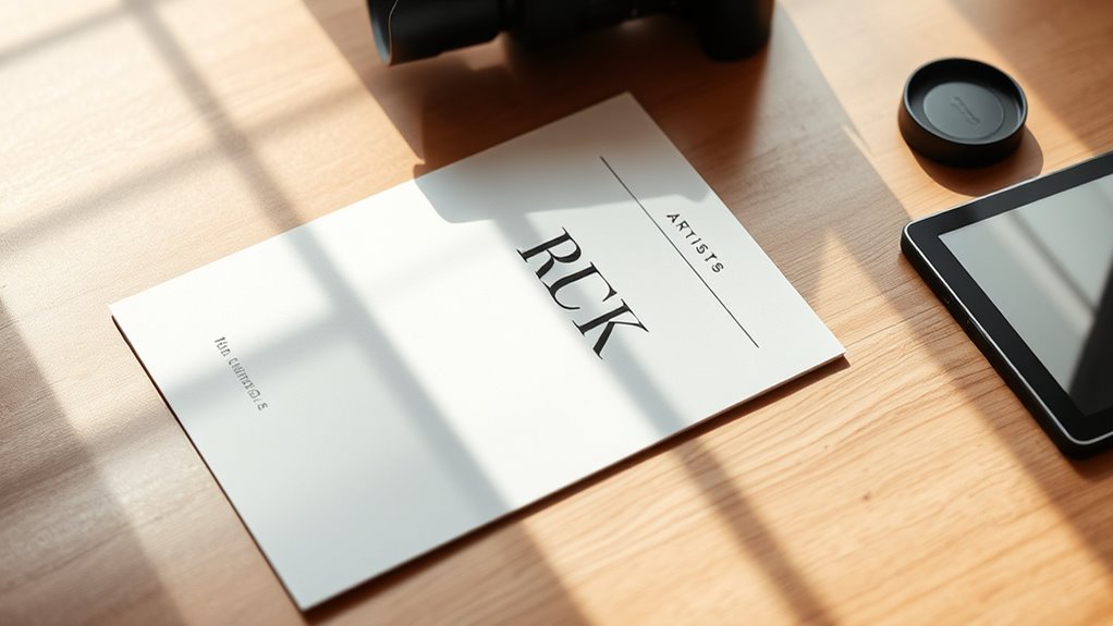 create impactful artist promotional materials