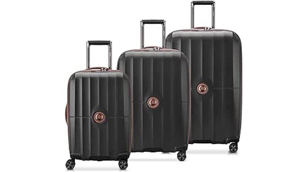 deluxe expandable travel luggage