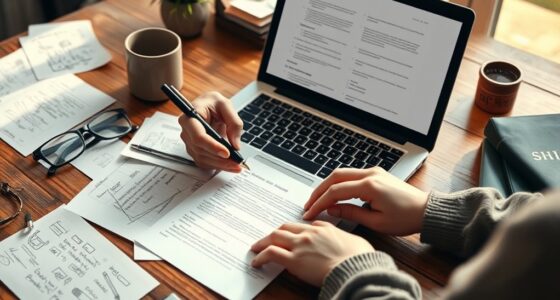 drafting and presenting initial versions