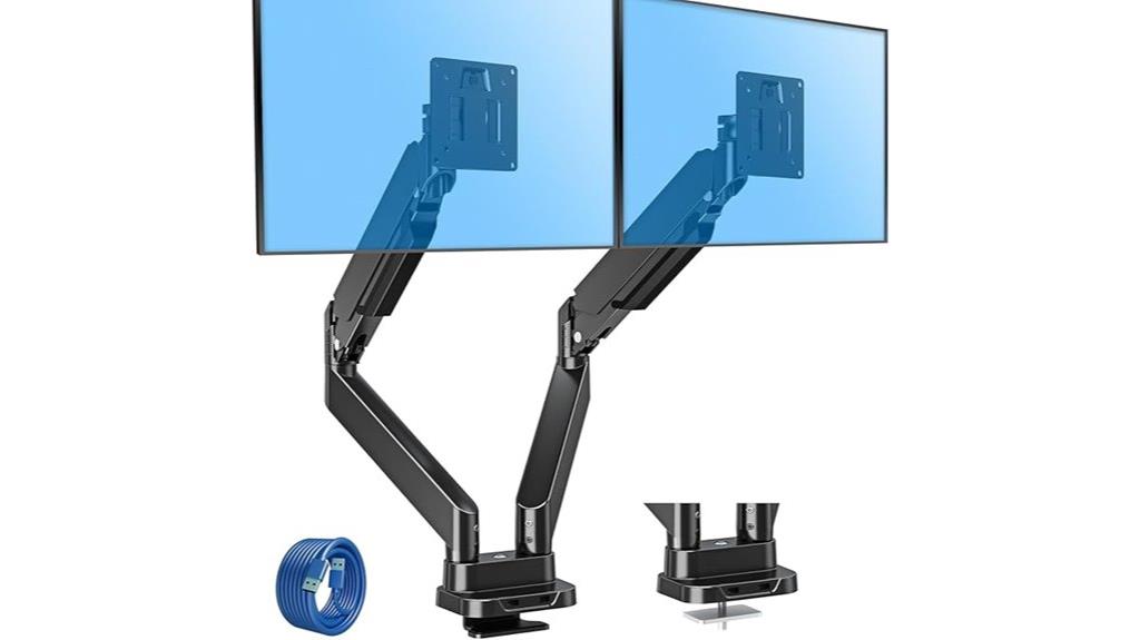 dual 39 inch monitor mount