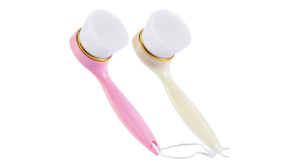 dual pack gentle facial brushes