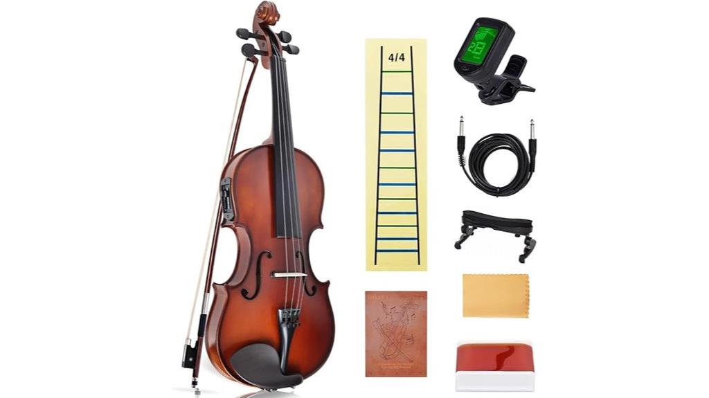 electric acoustic violin set