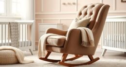 elegant baby nursery seating