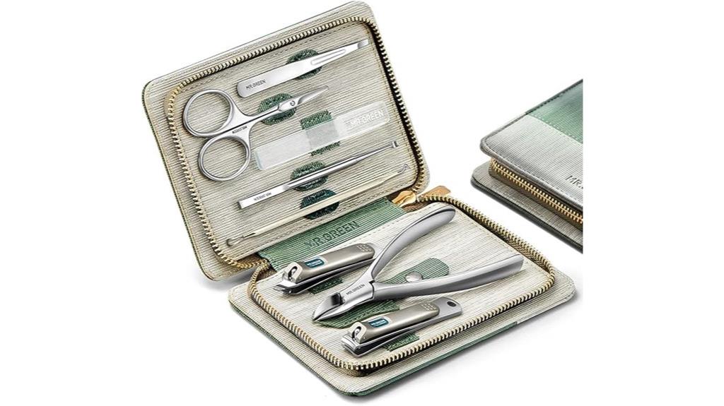 elegant leather clipper set
