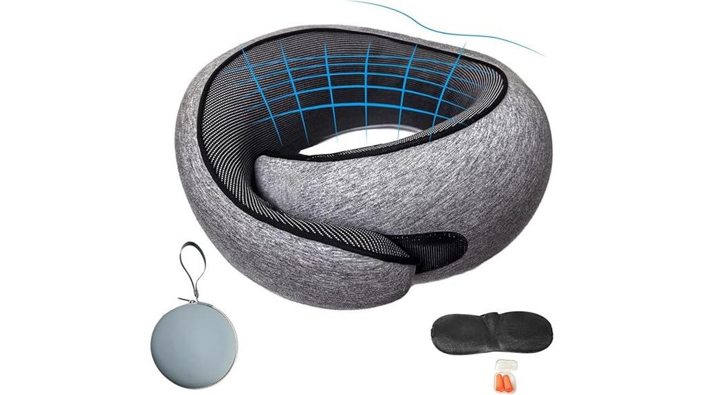 ergonomic memory foam pillow