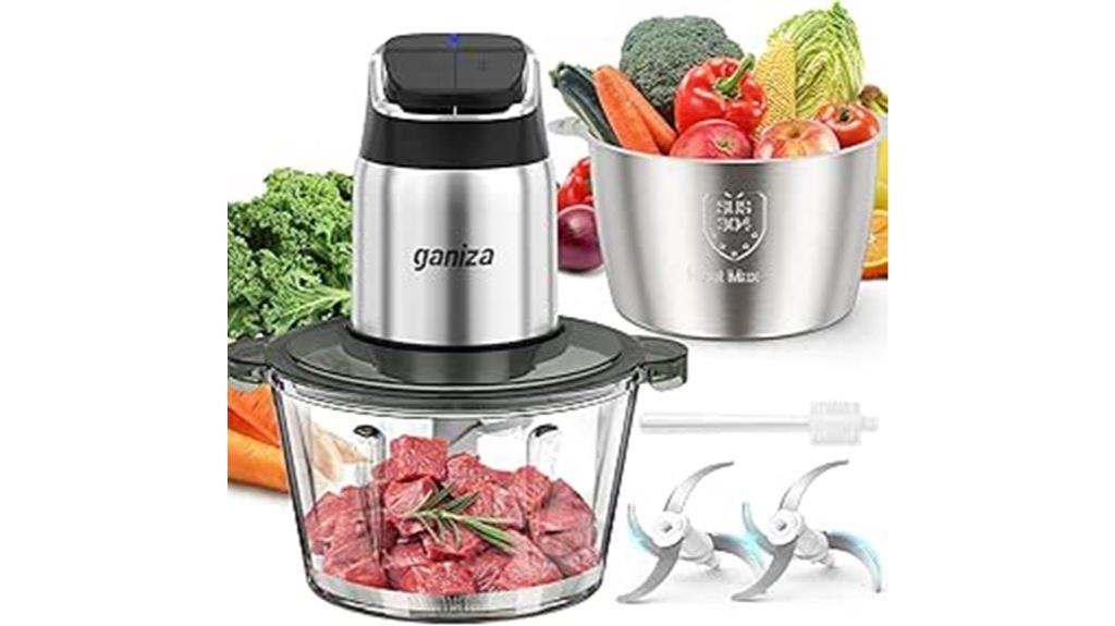 food processor with safety features