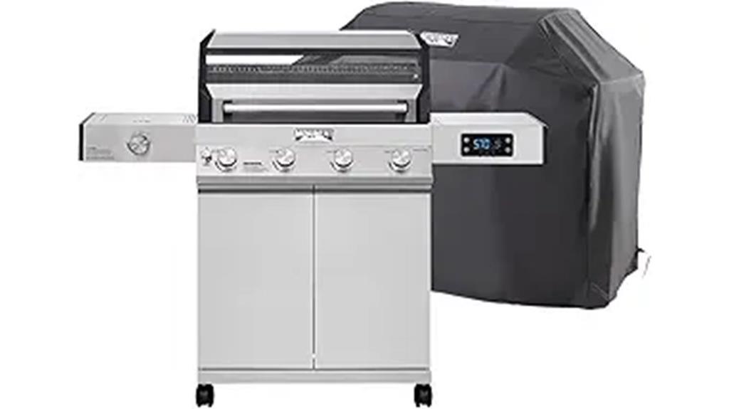 four burner gas grill