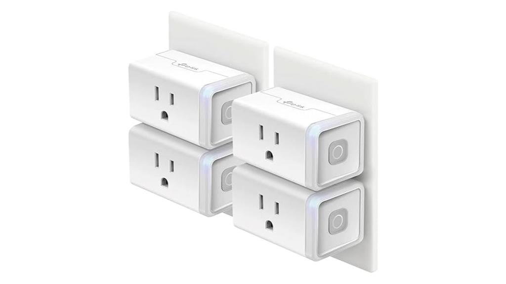four pack wi fi smart outlets