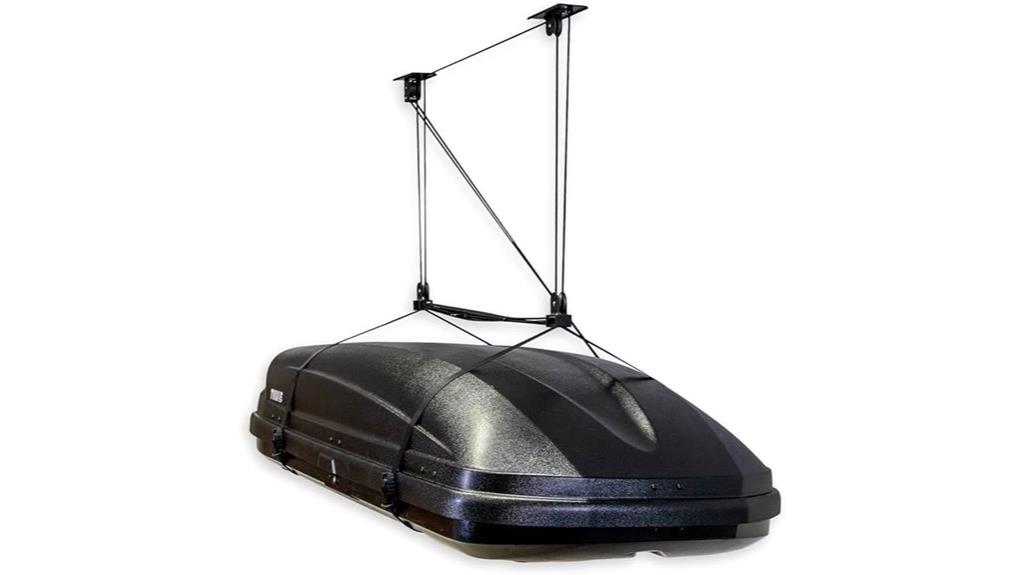 garage storage pulley system