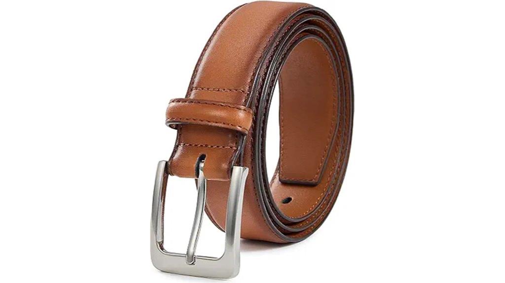genuine leather dress belts