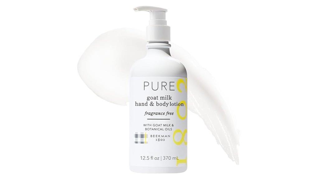 goat milk lotion dry