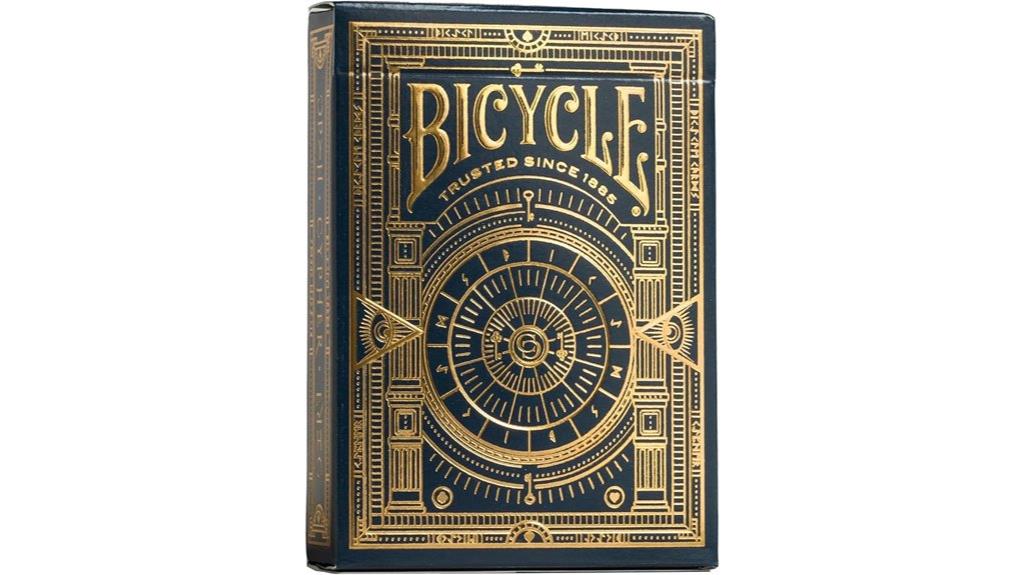 gold foil bicycle cards