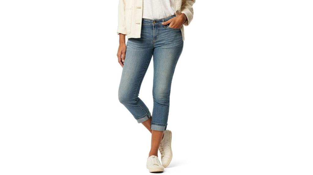gold women s slim fit capris