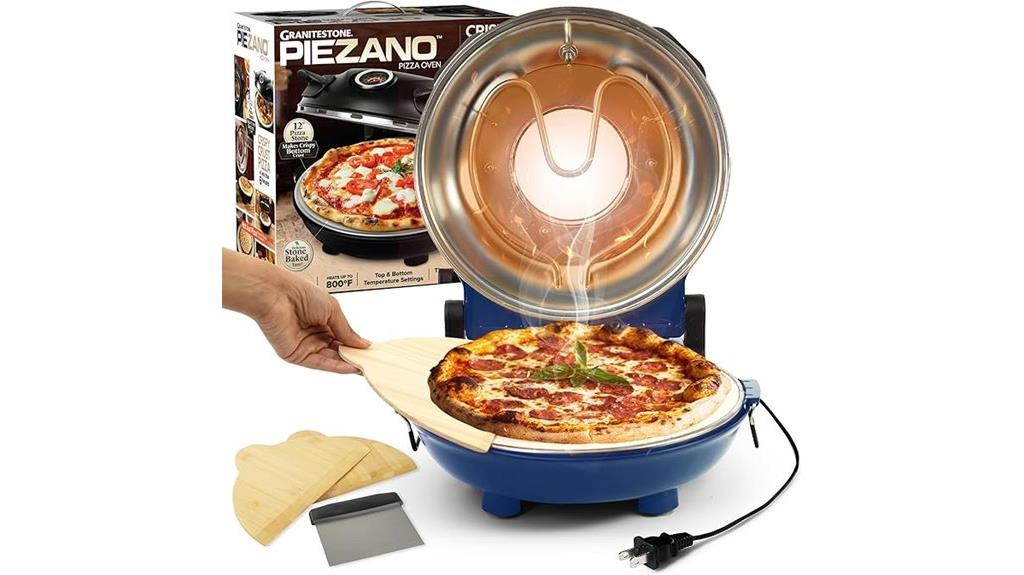 granite stone crispy pizza