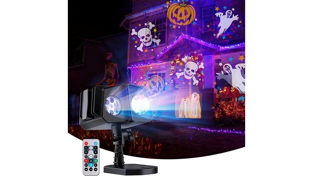 halloween christmas projector