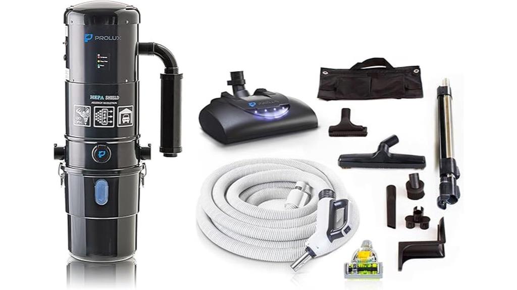 heavy duty central vacuum system