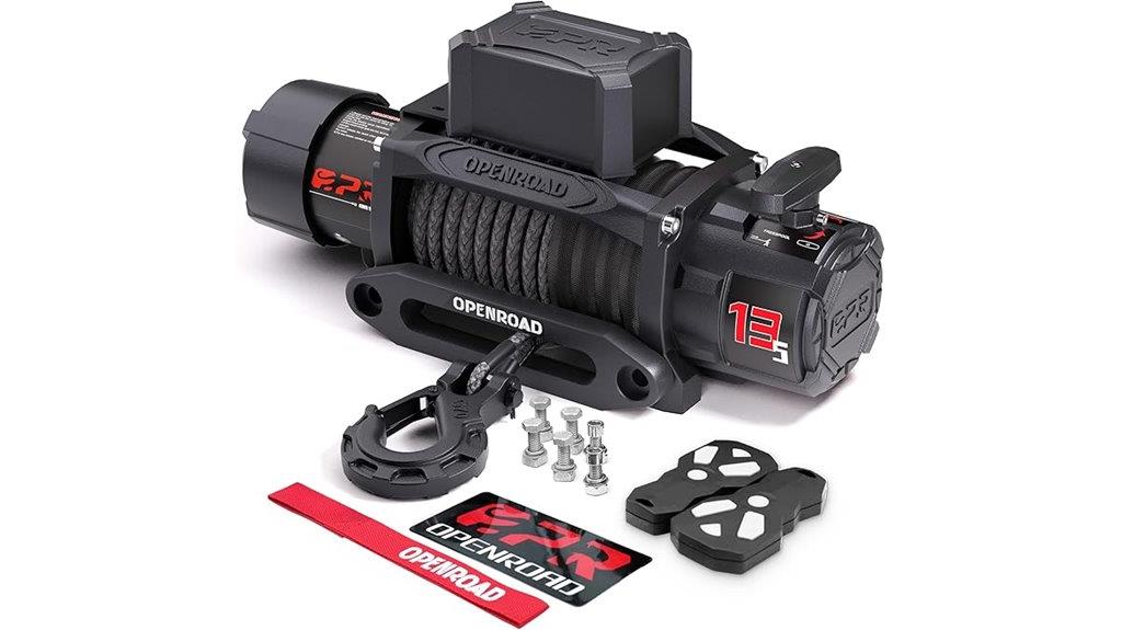 heavy duty synthetic recovery winch