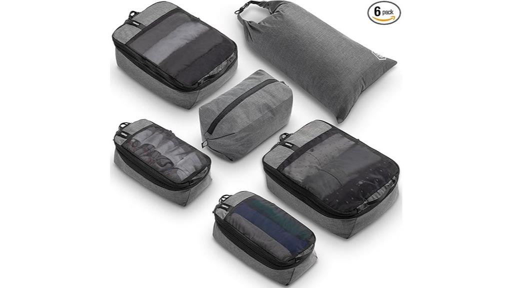 high quality travel packing cubes