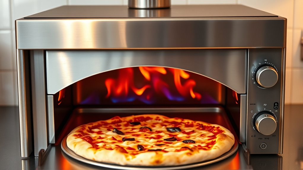 high temperature countertop pizza ovens