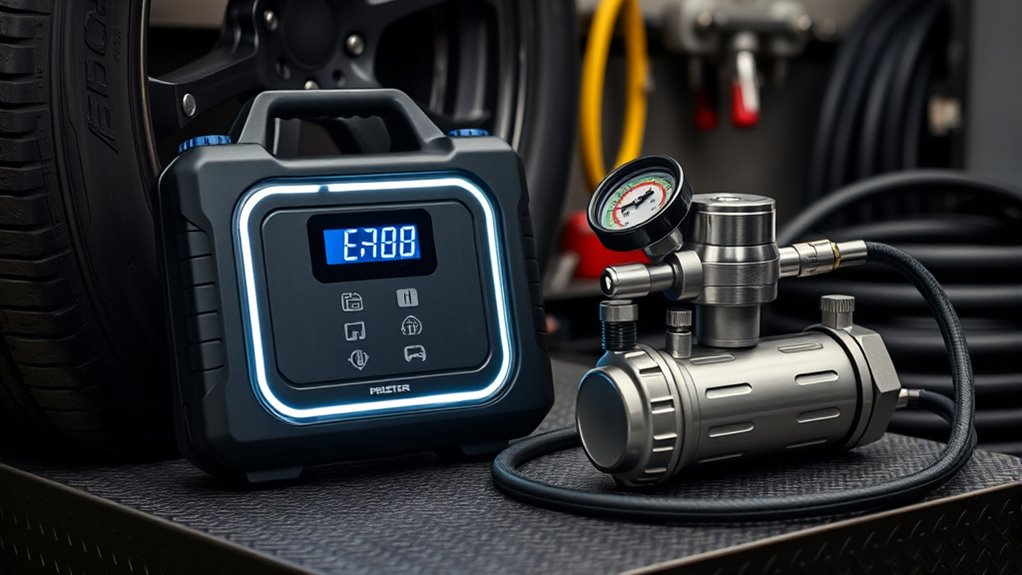 key features for tire pumps