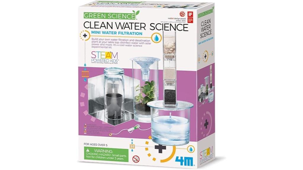 kids clean water science kit