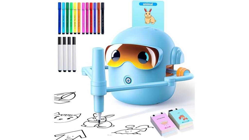 kids drawing robot toy