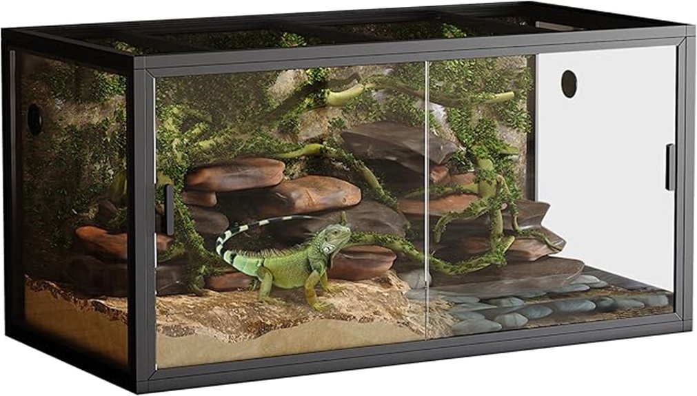 large 120 gallon reptile enclosure