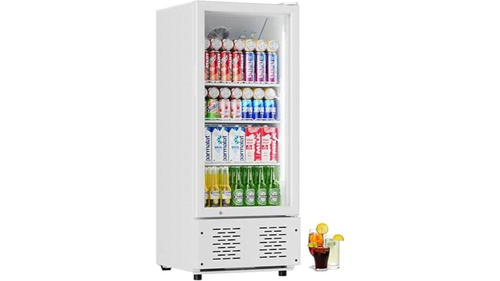 large glass door cooler