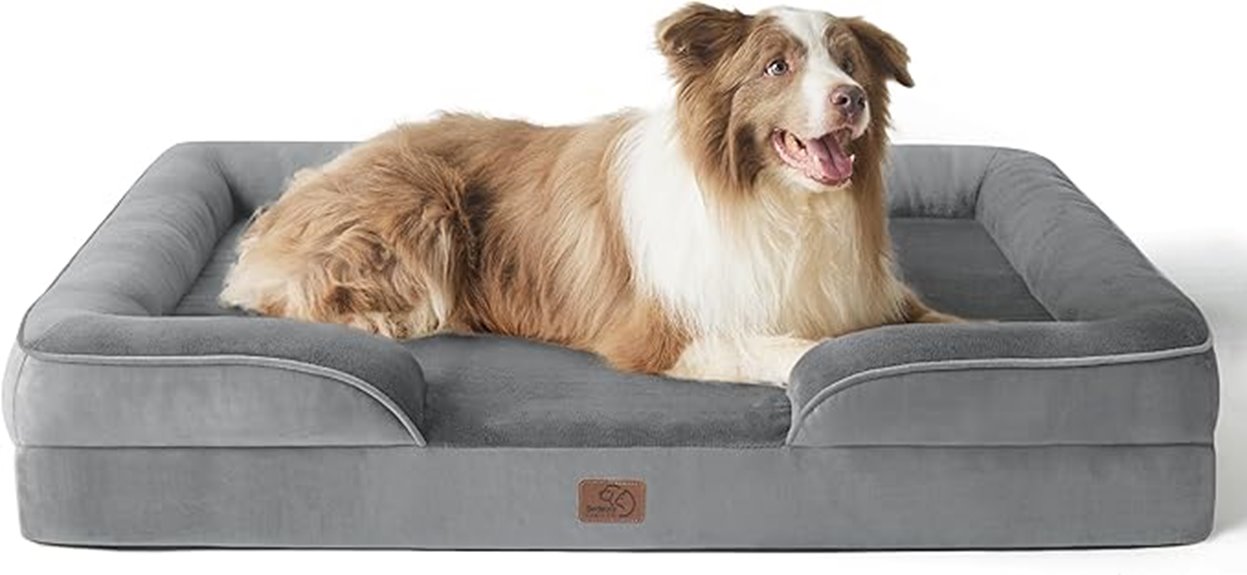 large orthopedic dog bed