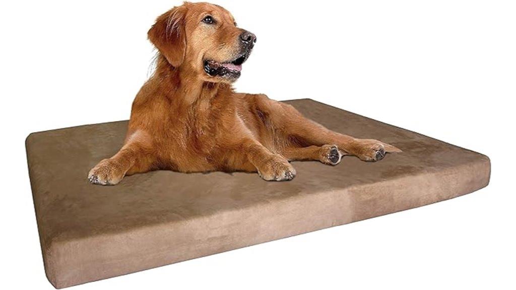 large orthopedic gel dog bed
