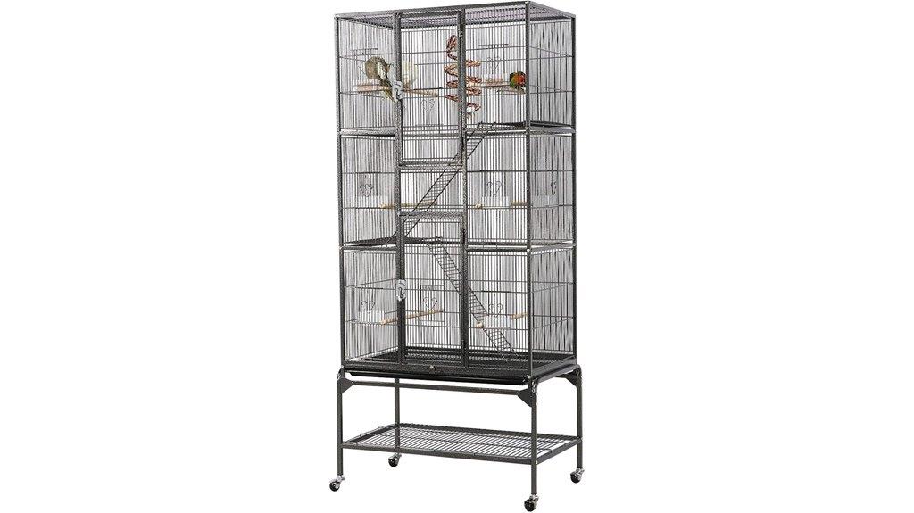 large parrot bird cage