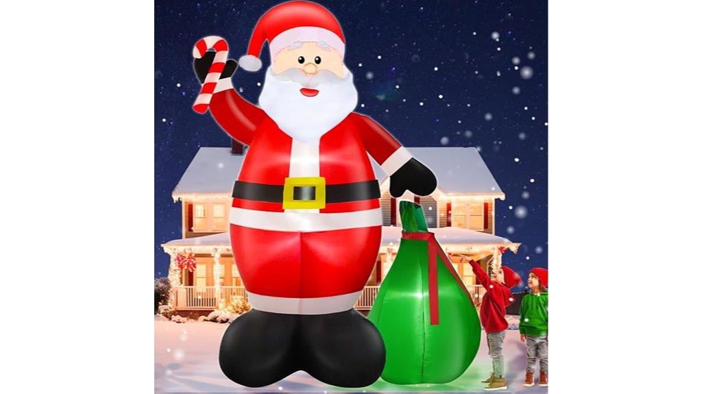 large santa inflatable decor
