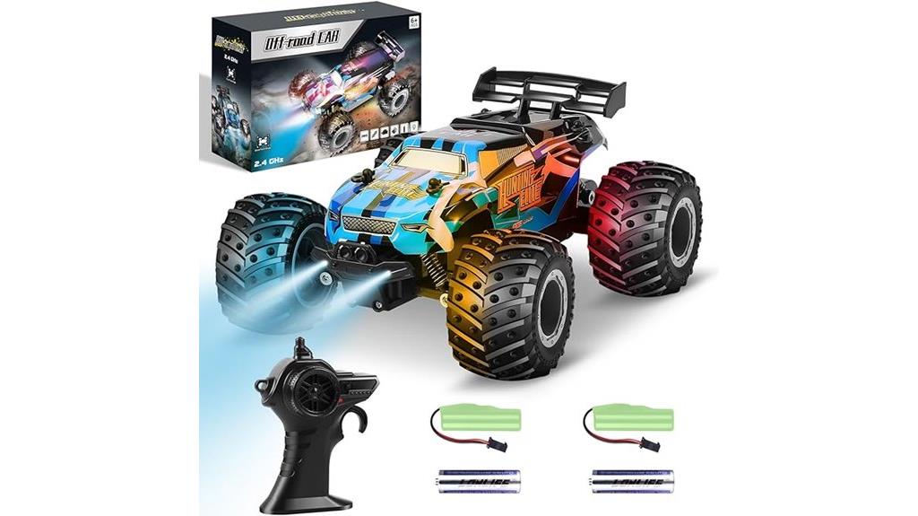led lit rechargeable monster truck