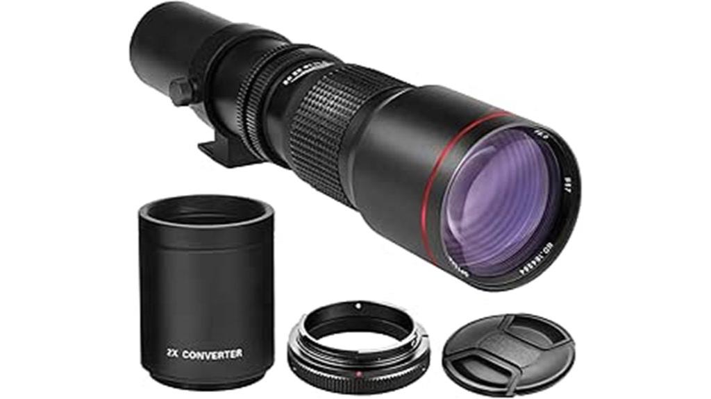 long focus telephoto lens