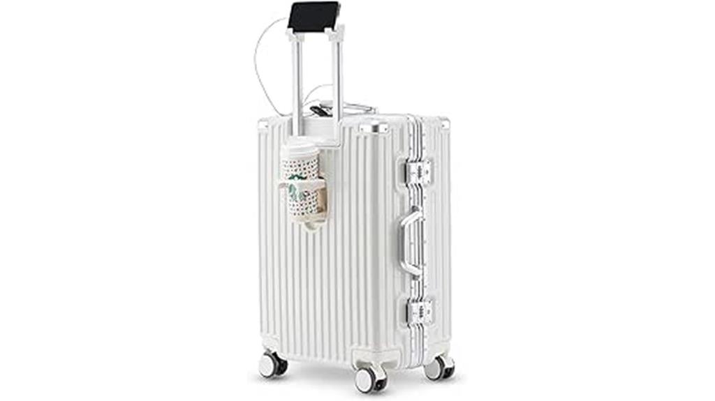 luggage with usb port