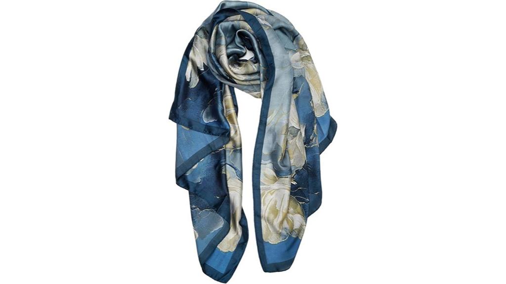 luxurious mulberry silk scarf